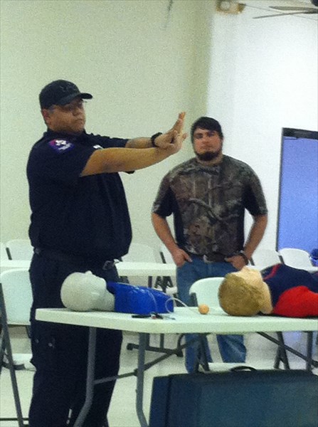 CPR Training at the Benavides Civic Center